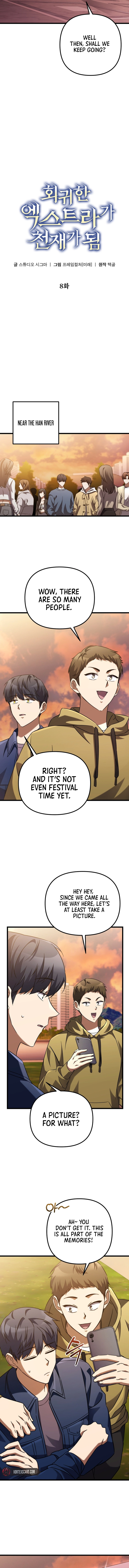 The Regressed Extra Becomes a Genius Chapter 8 Page 8