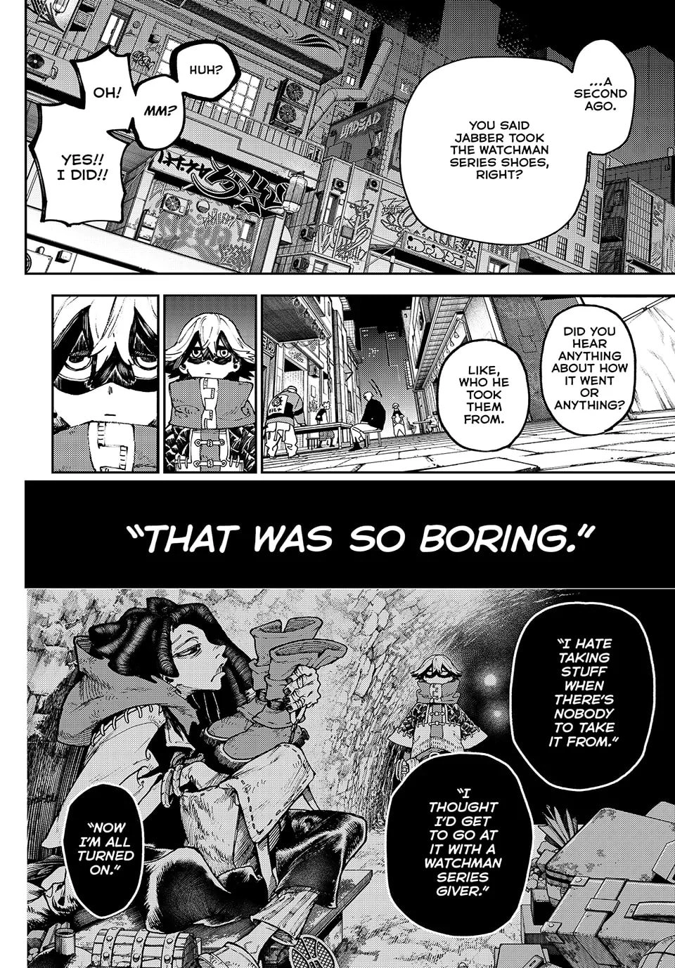 Gachiakuta Chapter 89 – FINDING INFORMATION Page 12