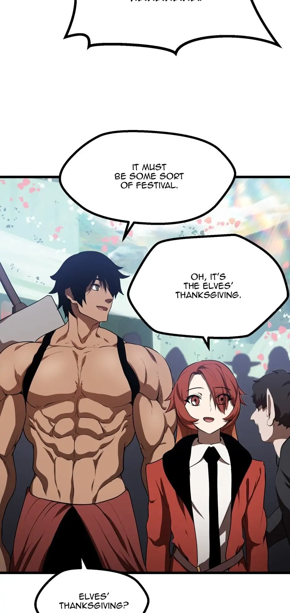 Survival Story of a Sword King in a Fantasy World Chapter 73 – Chapter 73
           : An Elvish Festival Page 52