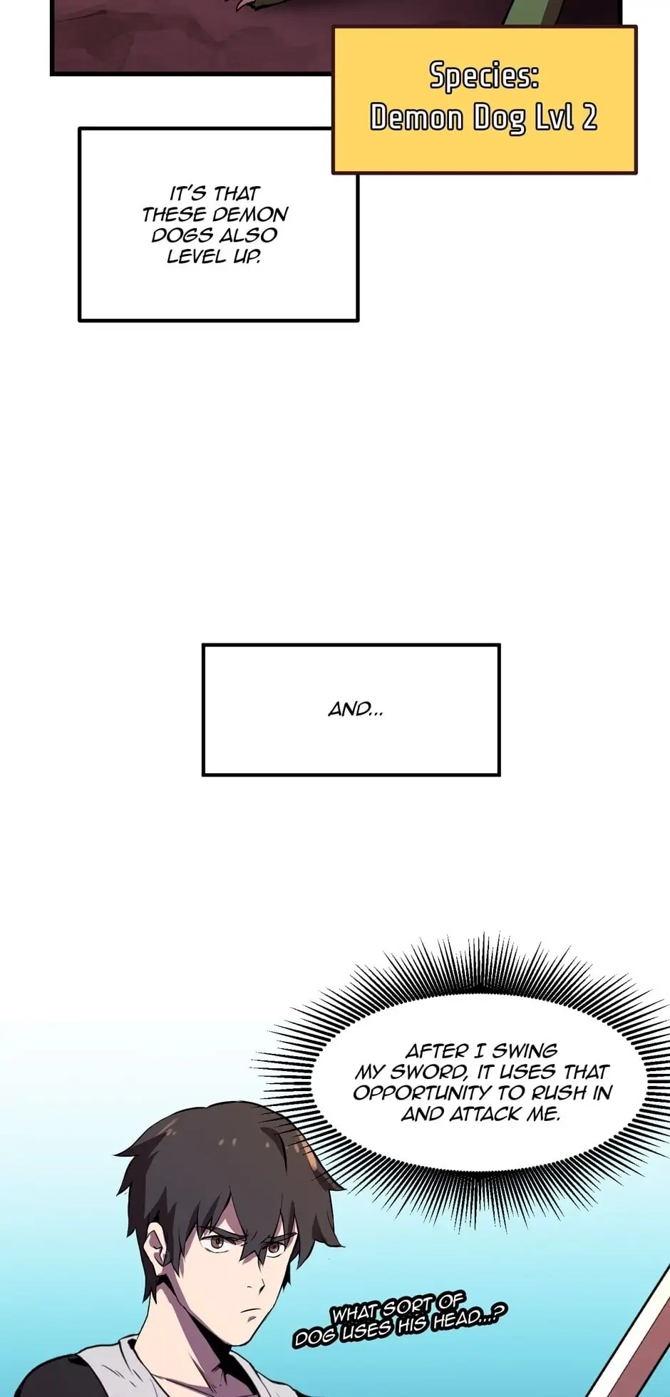 Survival Story of a Sword King in a Fantasy World Chapter 2 – Chapter 2
           : You Have Gained A Level Page 8
