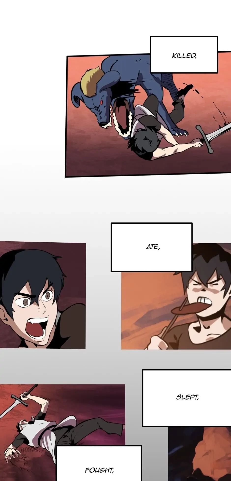 Survival Story of a Sword King in a Fantasy World Chapter 2 – Chapter 2
           : You Have Gained A Level Page 43