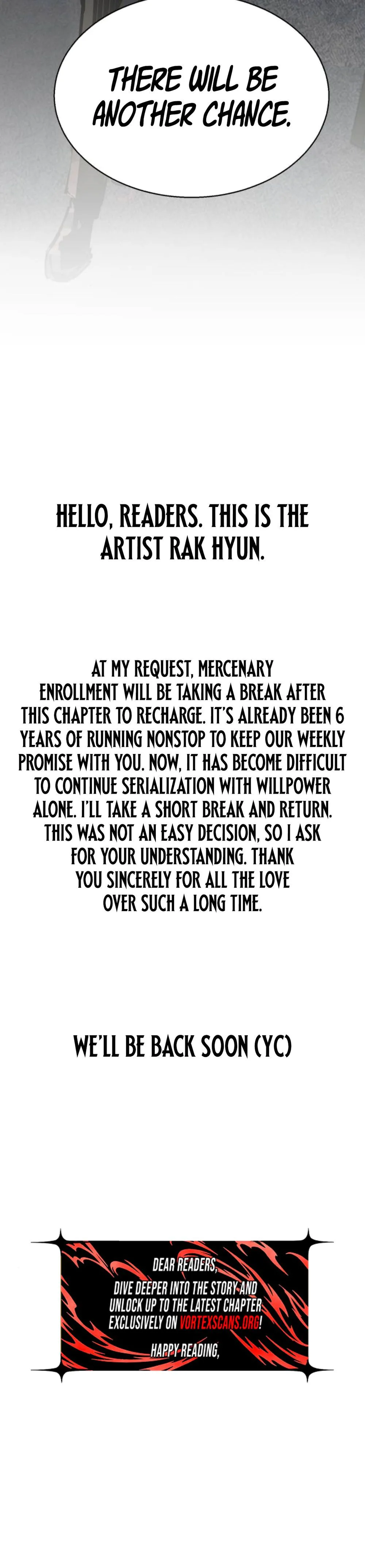 Mercenary Enrollment Chapter 280 – Hiatus Page 44