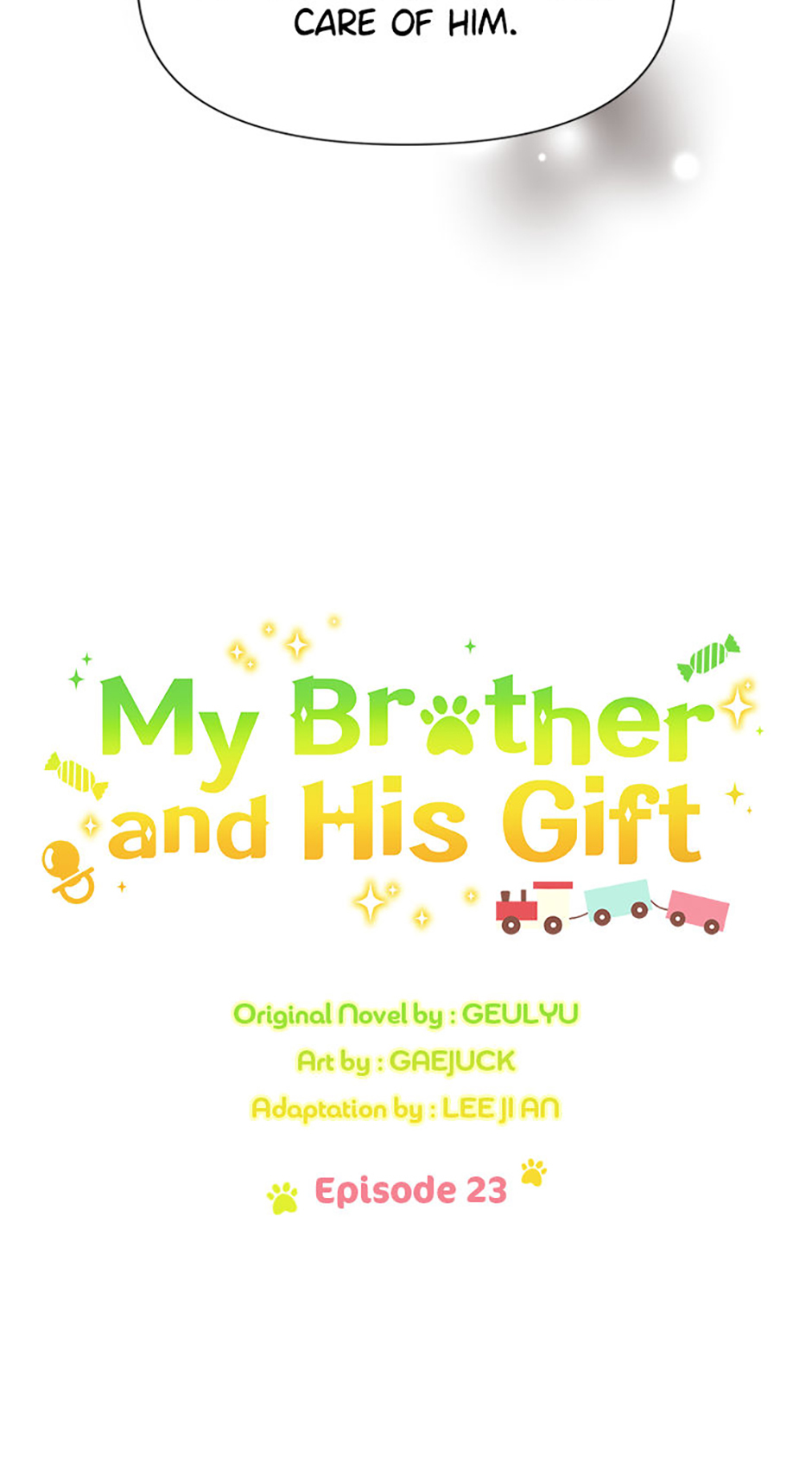 My Brother and His Gift Chapter 23 Page 22