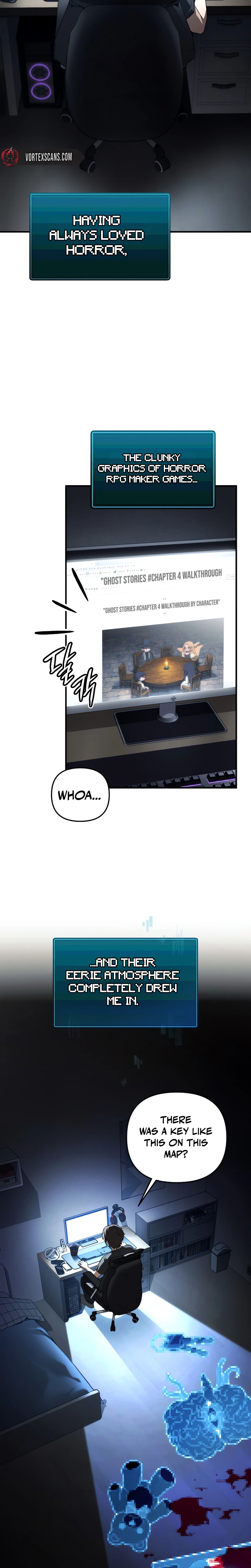 Surviving in an RPG Maker Horror Game Chapter 1 Page 12