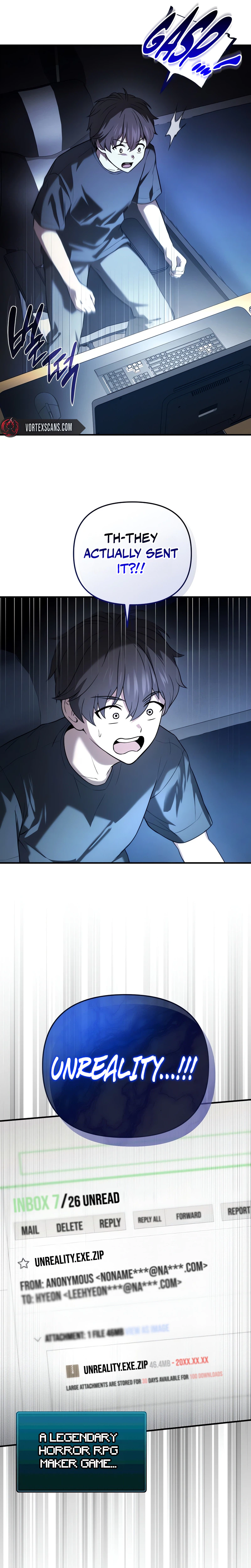 Surviving in an RPG Maker Horror Game Chapter 1 Page 14