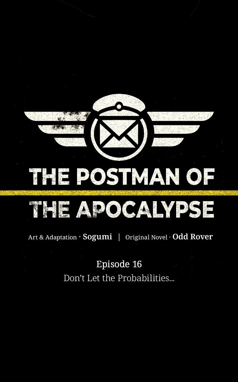 The Postman of the Apocalypse Chapter 16 – Don’t Let the Probabilities... Page 22