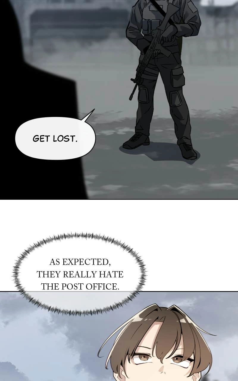 The Postman of the Apocalypse Chapter 9 – My Eyes Can See Page 57