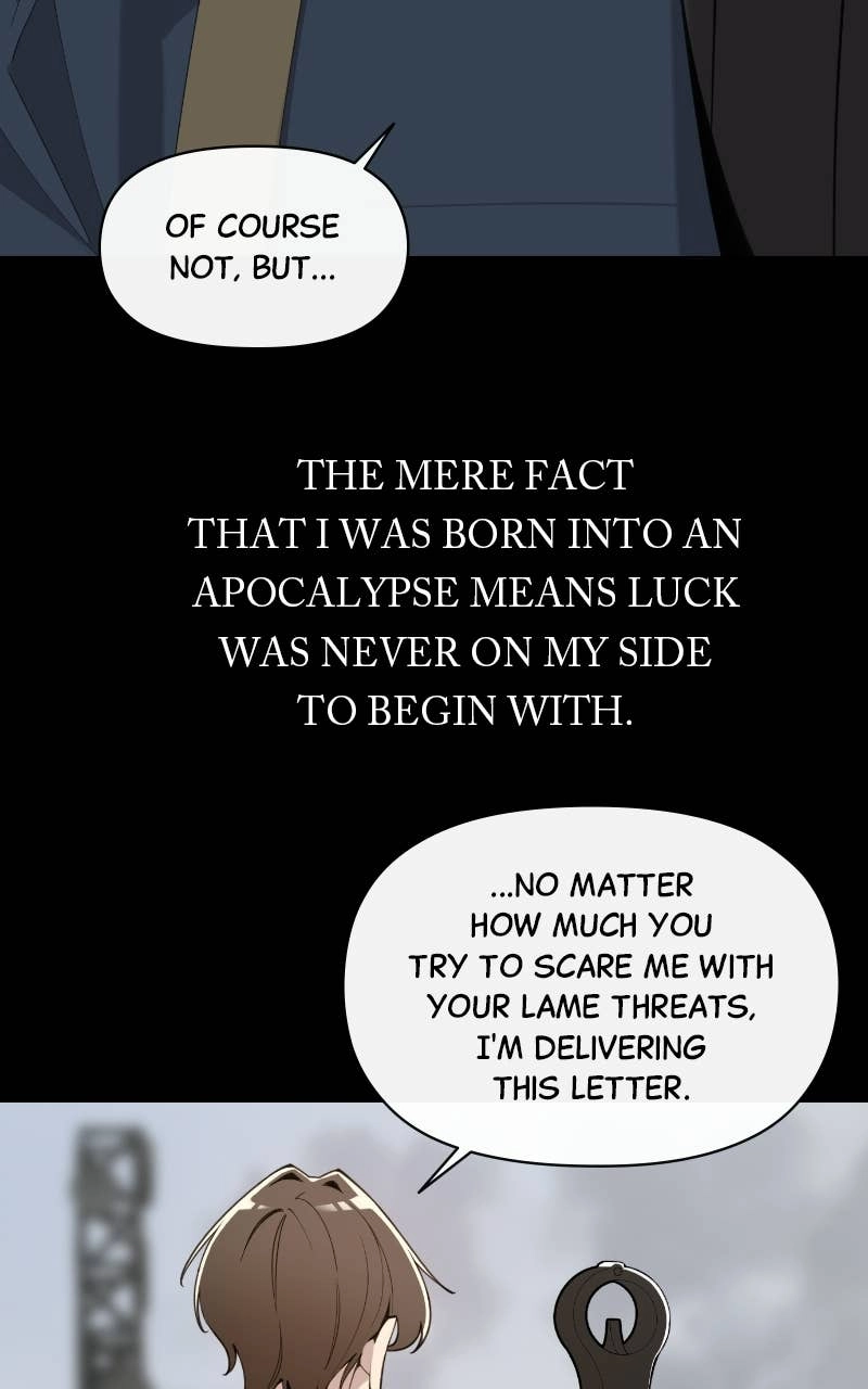 The Postman of the Apocalypse Chapter 9 – My Eyes Can See Page 73